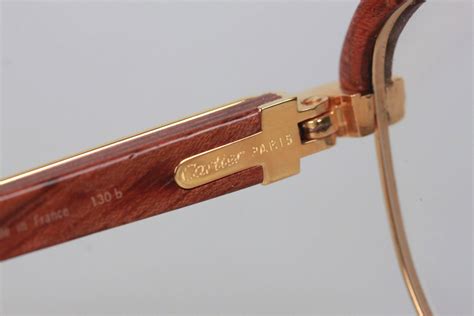 occhiali cartier bubinga|CARTIER VINTAGE 1990 Rare MALMAISON Sunglasses .